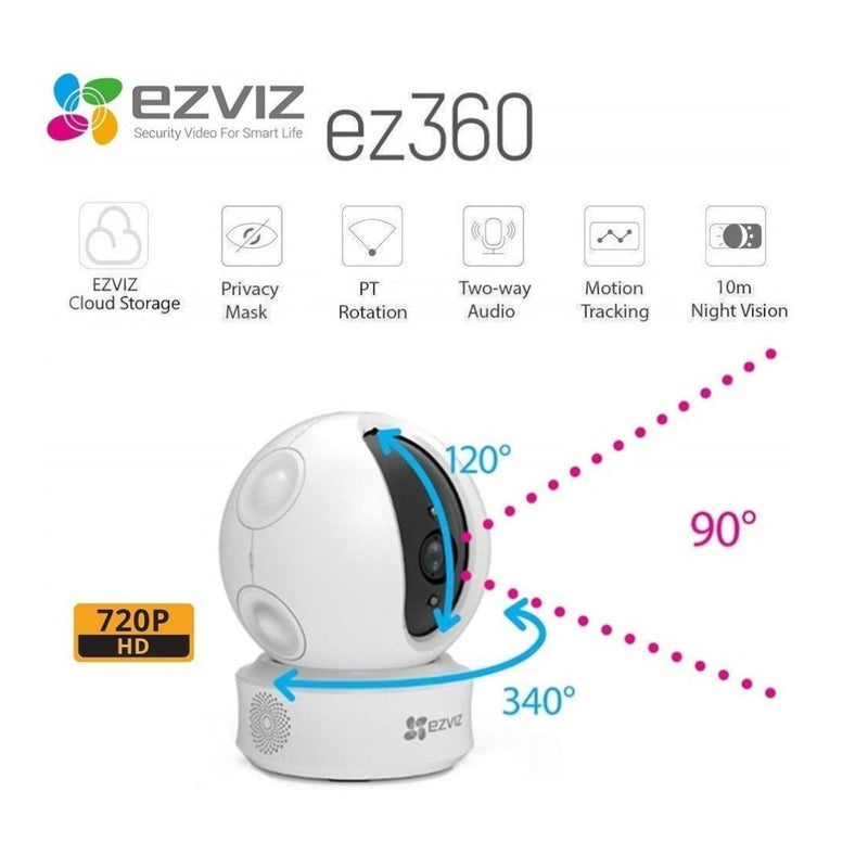 Cámara IP EZVIZ WiFi EZ360