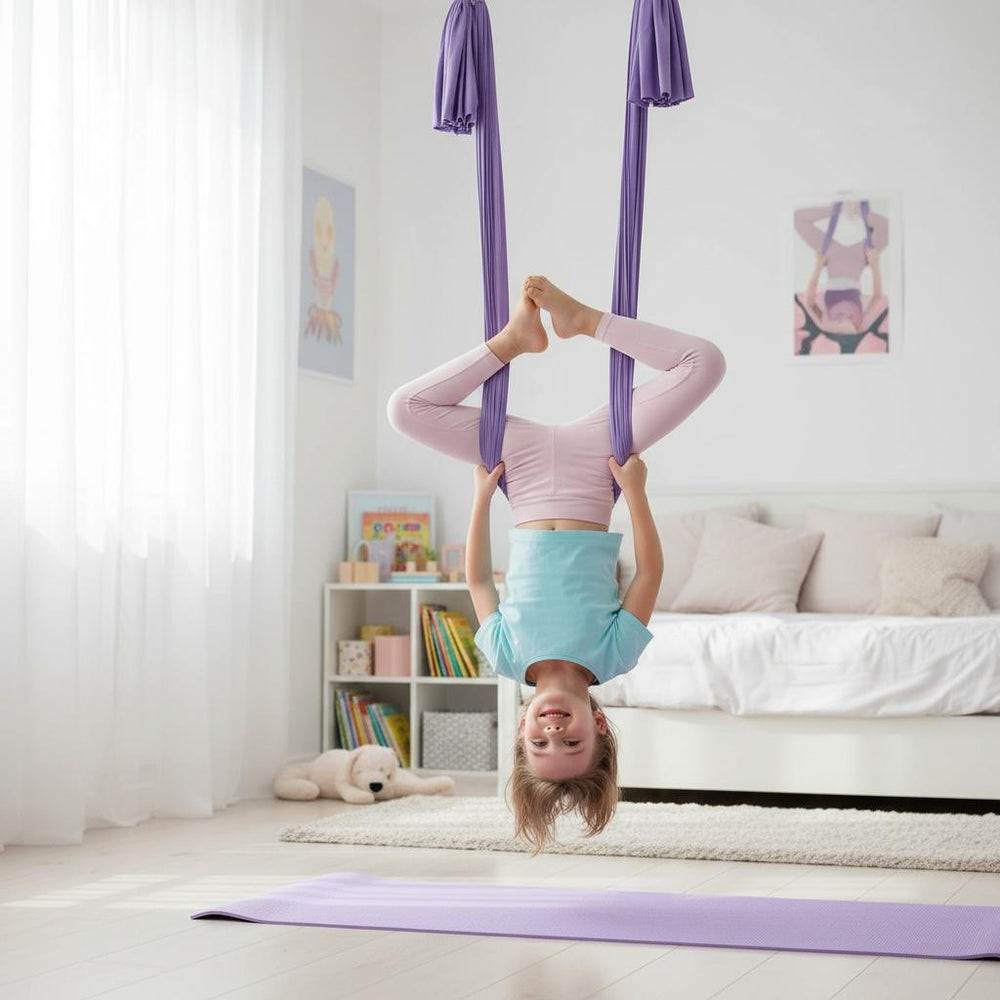 Columpio de yoga aéreo - cinta de estiramiento