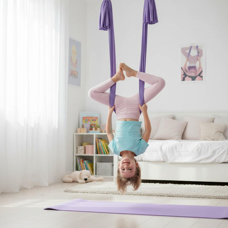 Columpio de yoga aéreo - cinta de estiramiento