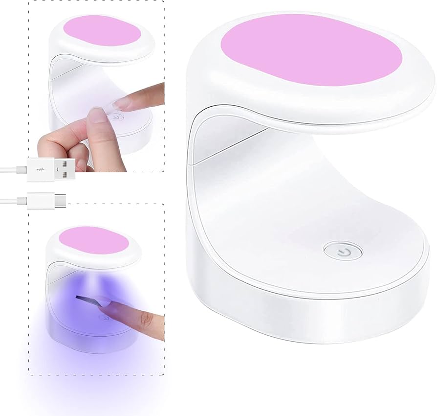 Mini secador de uñas LED/UV portátil