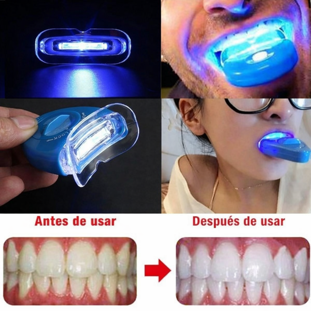 Kit blanqueador dental LED con kit de cuidado