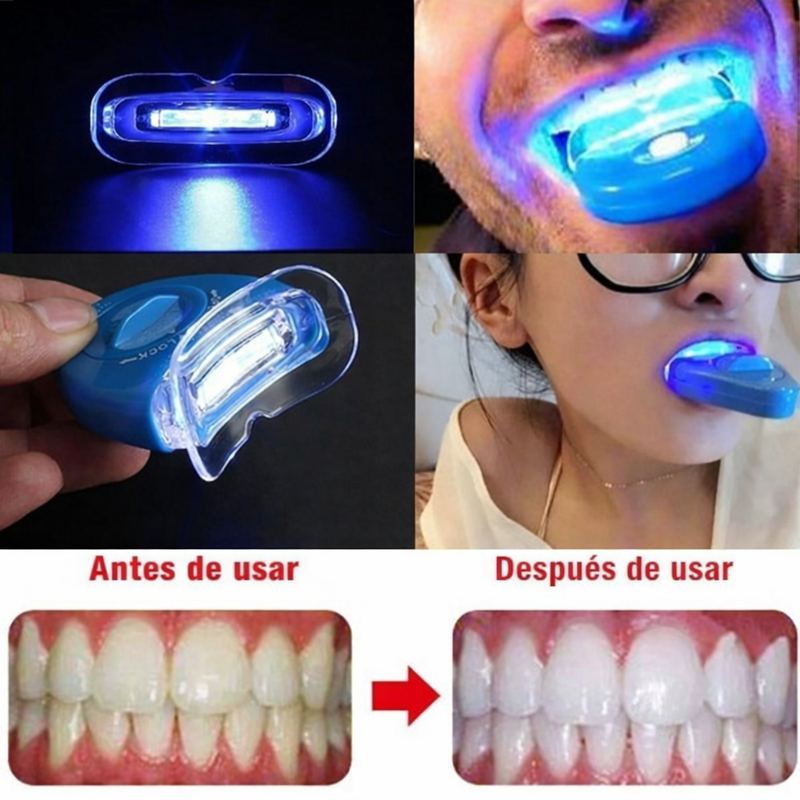Kit blanqueador dental LED con kit de cuidado